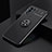 Coque Ultra Fine Silicone Souple Housse Etui avec Support Bague Anneau Aimante Magnetique JM2 pour Realme Q3s 5G Noir