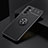 Coque Ultra Fine Silicone Souple Housse Etui avec Support Bague Anneau Aimante Magnetique JM2 pour Samsung Galaxy A15 LTE Noir