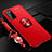 Coque Ultra Fine Silicone Souple Housse Etui avec Support Bague Anneau Aimante Magnetique JM3 pour Samsung Galaxy S20 5G Petit