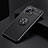 Coque Ultra Fine Silicone Souple Housse Etui avec Support Bague Anneau Aimante Magnetique K01 pour Xiaomi Mi 11 Lite 4G Noir