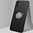 Coque Ultra Fine Silicone Souple Housse Etui avec Support Bague Anneau Aimante Magnetique N02 pour Apple iPhone 12 Noir