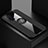 Coque Ultra Fine Silicone Souple Housse Etui avec Support Bague Anneau Aimante Magnetique pour Huawei Honor Play4T Pro Noir