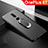 Coque Ultra Fine Silicone Souple Housse Etui avec Support Bague Anneau Aimante Magnetique pour OnePlus 6T Noir