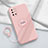 Coque Ultra Fine Silicone Souple Housse Etui avec Support Bague Anneau Aimante Magnetique pour OnePlus 8T 5G Petit