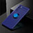 Coque Ultra Fine Silicone Souple Housse Etui avec Support Bague Anneau Aimante Magnetique pour OnePlus Nord Bleu