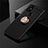 Coque Ultra Fine Silicone Souple Housse Etui avec Support Bague Anneau Aimante Magnetique pour OnePlus Nord N10 5G Or et Noir