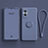 Coque Ultra Fine Silicone Souple Housse Etui avec Support Bague Anneau Aimante Magnetique pour OnePlus Nord N20 5G Gris Lavende