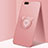 Coque Ultra Fine Silicone Souple Housse Etui avec Support Bague Anneau Aimante Magnetique pour Oppo A12e Or Rose