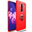 Coque Ultra Fine Silicone Souple Housse Etui avec Support Bague Anneau Aimante Magnetique pour Oppo A9X Rouge