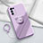 Coque Ultra Fine Silicone Souple Housse Etui avec Support Bague Anneau Aimante Magnetique pour Oppo Find X3 Lite 5G Petit