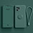 Coque Ultra Fine Silicone Souple Housse Etui avec Support Bague Anneau Aimante Magnetique pour Oppo Find X5 5G Vert Nuit