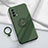 Coque Ultra Fine Silicone Souple Housse Etui avec Support Bague Anneau Aimante Magnetique pour Oppo K9 5G Petit