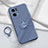 Coque Ultra Fine Silicone Souple Housse Etui avec Support Bague Anneau Aimante Magnetique pour Oppo Reno7 Pro 5G Petit