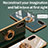 Coque Ultra Fine Silicone Souple Housse Etui avec Support Bague Anneau Aimante Magnetique pour Sony Xperia Ace II Petit