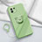 Coque Ultra Fine Silicone Souple Housse Etui avec Support Bague Anneau Aimante Magnetique pour Xiaomi Mi 11 5G Pastel Vert