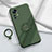 Coque Ultra Fine Silicone Souple Housse Etui avec Support Bague Anneau Aimante Magnetique pour Xiaomi Mi 12T Pro 5G Vert Nuit