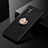 Coque Ultra Fine Silicone Souple Housse Etui avec Support Bague Anneau Aimante Magnetique pour Xiaomi Mi Note 10 Lite Or et Noir