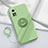 Coque Ultra Fine Silicone Souple Housse Etui avec Support Bague Anneau Aimante Magnetique pour Xiaomi Redmi K30S 5G Pastel Vert