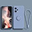 Coque Ultra Fine Silicone Souple Housse Etui avec Support Bague Anneau Aimante Magnetique pour Xiaomi Redmi Note 12 Explorer Gris Lavende