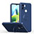 Coque Ultra Fine Silicone Souple Housse Etui avec Support Bague Anneau Aimante Magnetique QW1 pour Xiaomi Poco C50 Bleu