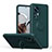 Coque Ultra Fine Silicone Souple Housse Etui avec Support Bague Anneau Aimante Magnetique QW1 pour Xiaomi Redmi K50 Ultra 5G Vert Nuit