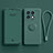 Coque Ultra Fine Silicone Souple Housse Etui avec Support Bague Anneau Aimante Magnetique S01 pour OnePlus 10 Pro 5G Vert Nuit