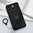 Coque Ultra Fine Silicone Souple Housse Etui avec Support Bague Anneau Aimante Magnetique S01 pour OnePlus 10T 5G Petit