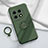 Coque Ultra Fine Silicone Souple Housse Etui avec Support Bague Anneau Aimante Magnetique S01 pour OnePlus 11R 5G Vert Nuit