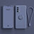 Coque Ultra Fine Silicone Souple Housse Etui avec Support Bague Anneau Aimante Magnetique S01 pour OnePlus Nord N200 5G Gris Lavende