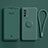 Coque Ultra Fine Silicone Souple Housse Etui avec Support Bague Anneau Aimante Magnetique S01 pour OnePlus Nord N200 5G Vert