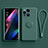 Coque Ultra Fine Silicone Souple Housse Etui avec Support Bague Anneau Aimante Magnetique S01 pour Oppo Find X3 Pro 5G Vert Nuit