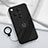 Coque Ultra Fine Silicone Souple Housse Etui avec Support Bague Anneau Aimante Magnetique S01 pour Oppo Find X7 5G Petit