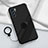 Coque Ultra Fine Silicone Souple Housse Etui avec Support Bague Anneau Aimante Magnetique S01 pour Oppo Reno6 Pro 5G India Petit