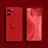 Coque Ultra Fine Silicone Souple Housse Etui avec Support Bague Anneau Aimante Magnetique S01 pour Oppo Reno7 SE 5G Rouge