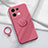 Coque Ultra Fine Silicone Souple Housse Etui avec Support Bague Anneau Aimante Magnetique S01 pour Oppo Reno8 5G Petit