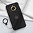 Coque Ultra Fine Silicone Souple Housse Etui avec Support Bague Anneau Aimante Magnetique S01 pour Realme 11 Pro 5G Noir