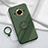 Coque Ultra Fine Silicone Souple Housse Etui avec Support Bague Anneau Aimante Magnetique S01 pour Realme 11 Pro 5G Vert Nuit