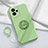 Coque Ultra Fine Silicone Souple Housse Etui avec Support Bague Anneau Aimante Magnetique S01 pour Realme GT Neo2 5G Vert