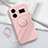 Coque Ultra Fine Silicone Souple Housse Etui avec Support Bague Anneau Aimante Magnetique S01 pour Realme GT Neo5 240W 5G Petit