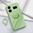 Coque Ultra Fine Silicone Souple Housse Etui avec Support Bague Anneau Aimante Magnetique S01 pour Realme GT Neo5 240W 5G Vert