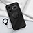 Coque Ultra Fine Silicone Souple Housse Etui avec Support Bague Anneau Aimante Magnetique S01 pour Realme GT Neo5 5G Noir