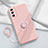 Coque Ultra Fine Silicone Souple Housse Etui avec Support Bague Anneau Aimante Magnetique S01 pour Samsung Galaxy S20 FE 5G Petit