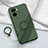 Coque Ultra Fine Silicone Souple Housse Etui avec Support Bague Anneau Aimante Magnetique S01 pour Vivo iQOO Z7x 5G Petit