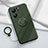 Coque Ultra Fine Silicone Souple Housse Etui avec Support Bague Anneau Aimante Magnetique S01 pour Xiaomi Mi 13T Pro 5G Vert