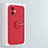 Coque Ultra Fine Silicone Souple Housse Etui avec Support Bague Anneau Aimante Magnetique S01 pour Xiaomi Redmi Note 12R Pro 5G Rouge