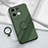 Coque Ultra Fine Silicone Souple Housse Etui avec Support Bague Anneau Aimante Magnetique S01 pour Xiaomi Redmi Note 13 5G Vert Nuit