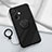 Coque Ultra Fine Silicone Souple Housse Etui avec Support Bague Anneau Aimante Magnetique S02 pour OnePlus Nord CE 3 5G Petit