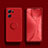 Coque Ultra Fine Silicone Souple Housse Etui avec Support Bague Anneau Aimante Magnetique S02 pour Oppo K10 5G Rouge