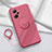 Coque Ultra Fine Silicone Souple Housse Etui avec Support Bague Anneau Aimante Magnetique S02 pour Oppo K10 Pro 5G Petit