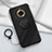 Coque Ultra Fine Silicone Souple Housse Etui avec Support Bague Anneau Aimante Magnetique S02 pour Realme 11 Pro 5G Noir